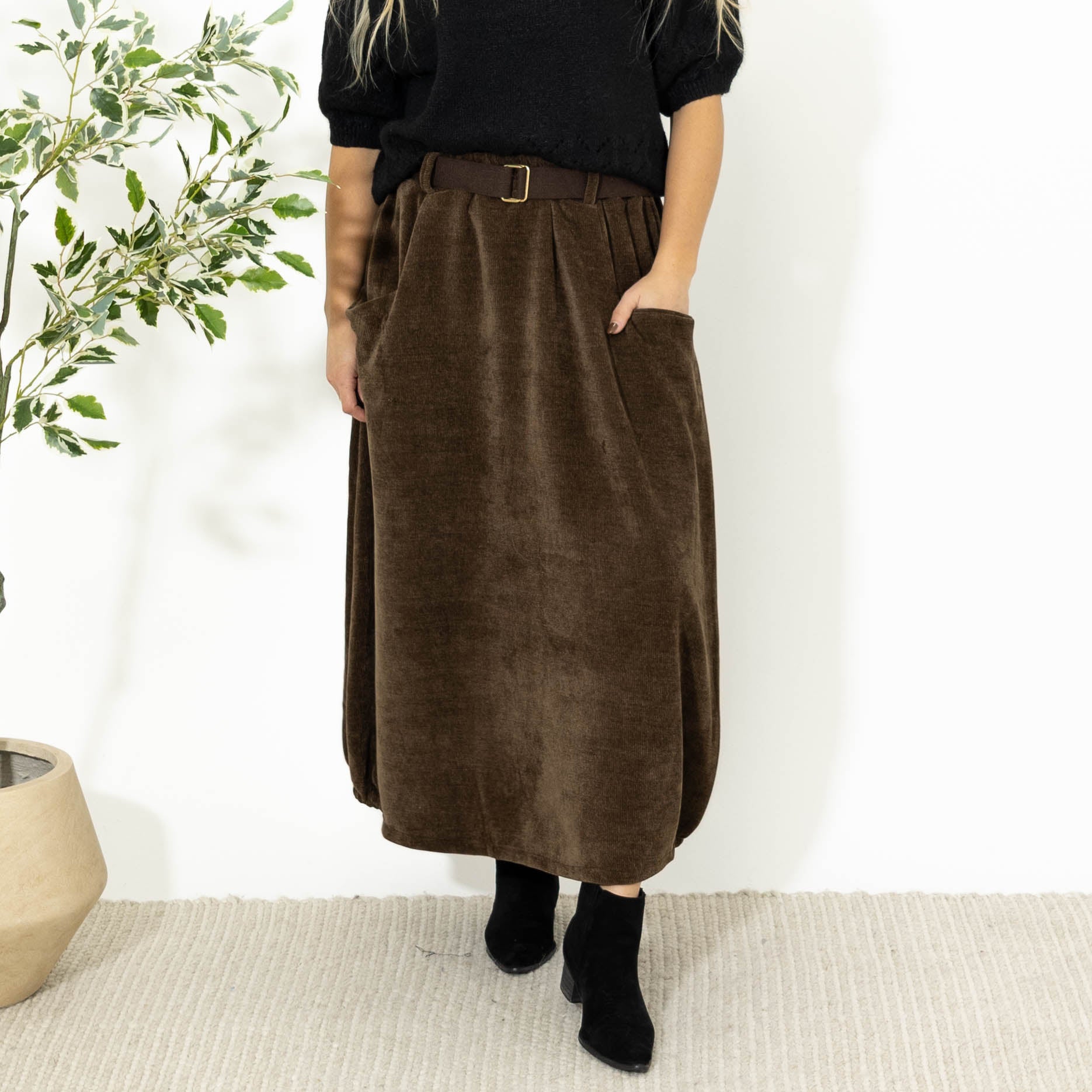 Becky nederdel m. bælte, Choko