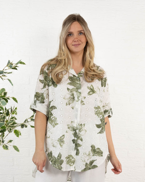 Patricia skjorte, Khaki