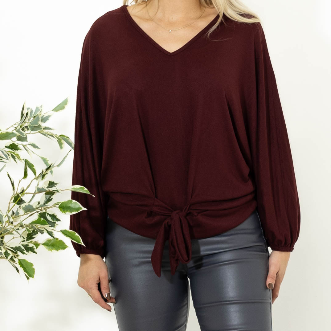 Clare batwing overdel, Bordeaux