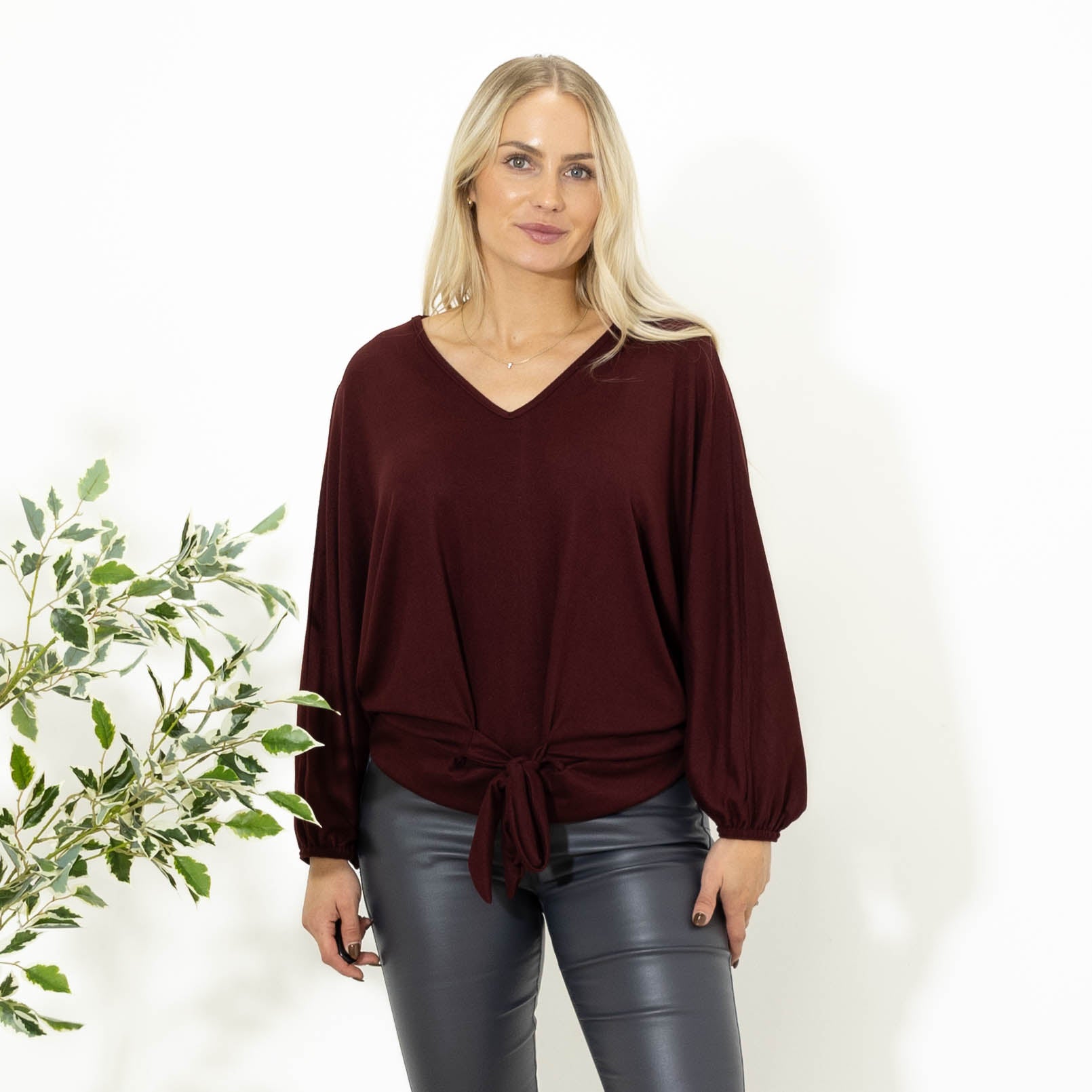 Clare batwing overdel, Bordeaux