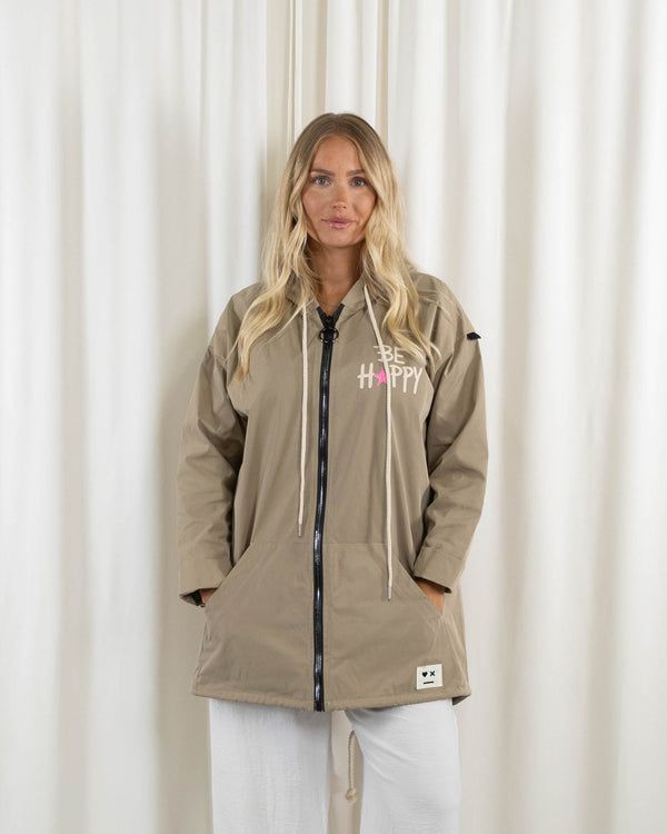 Happy jakke, Taupe