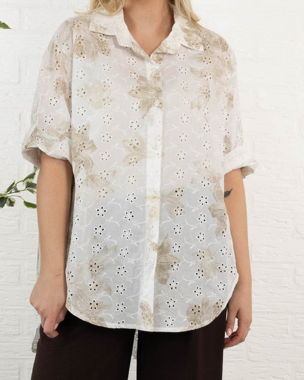Patricia skjorte, Beige