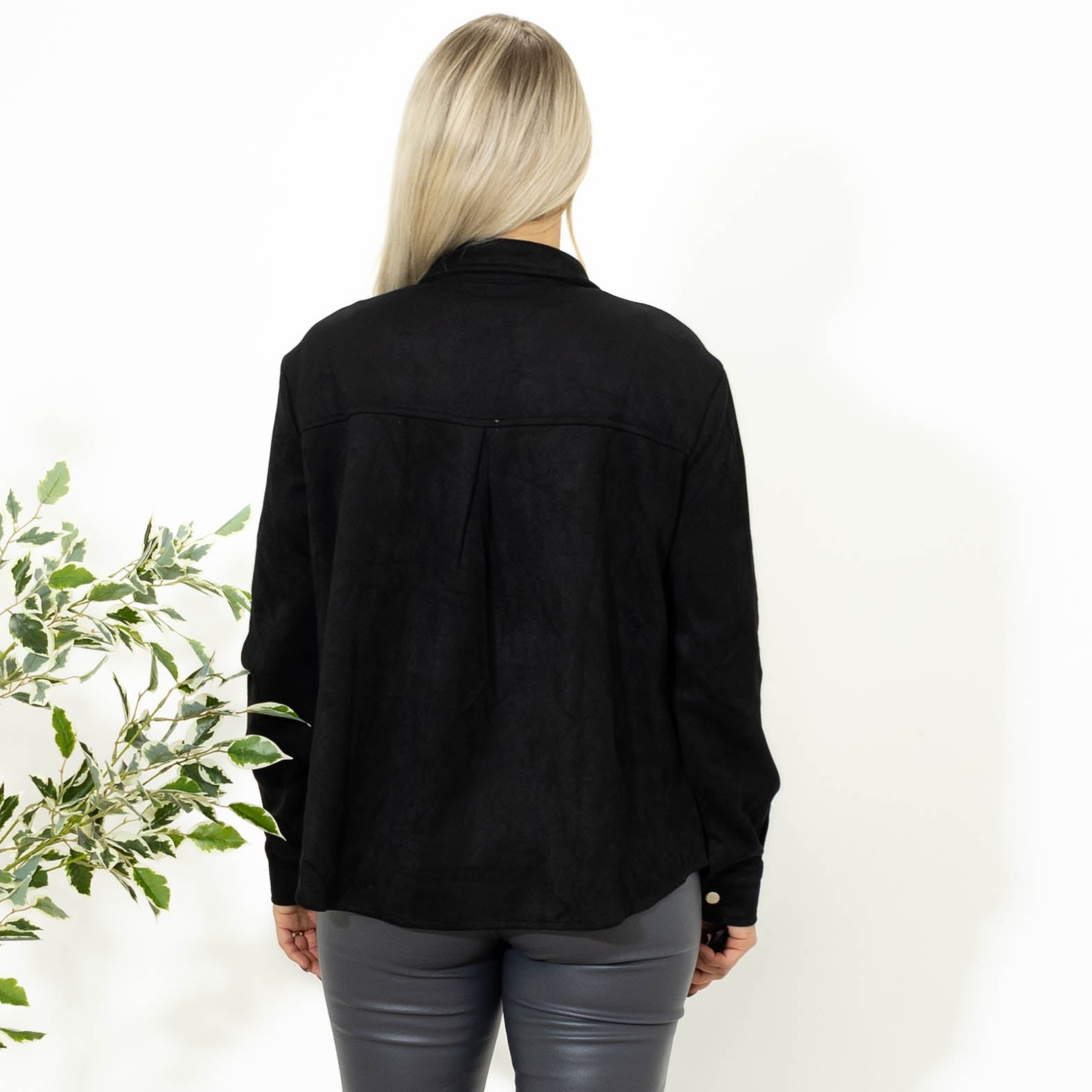 Majse ruskindsjakke, Sort
