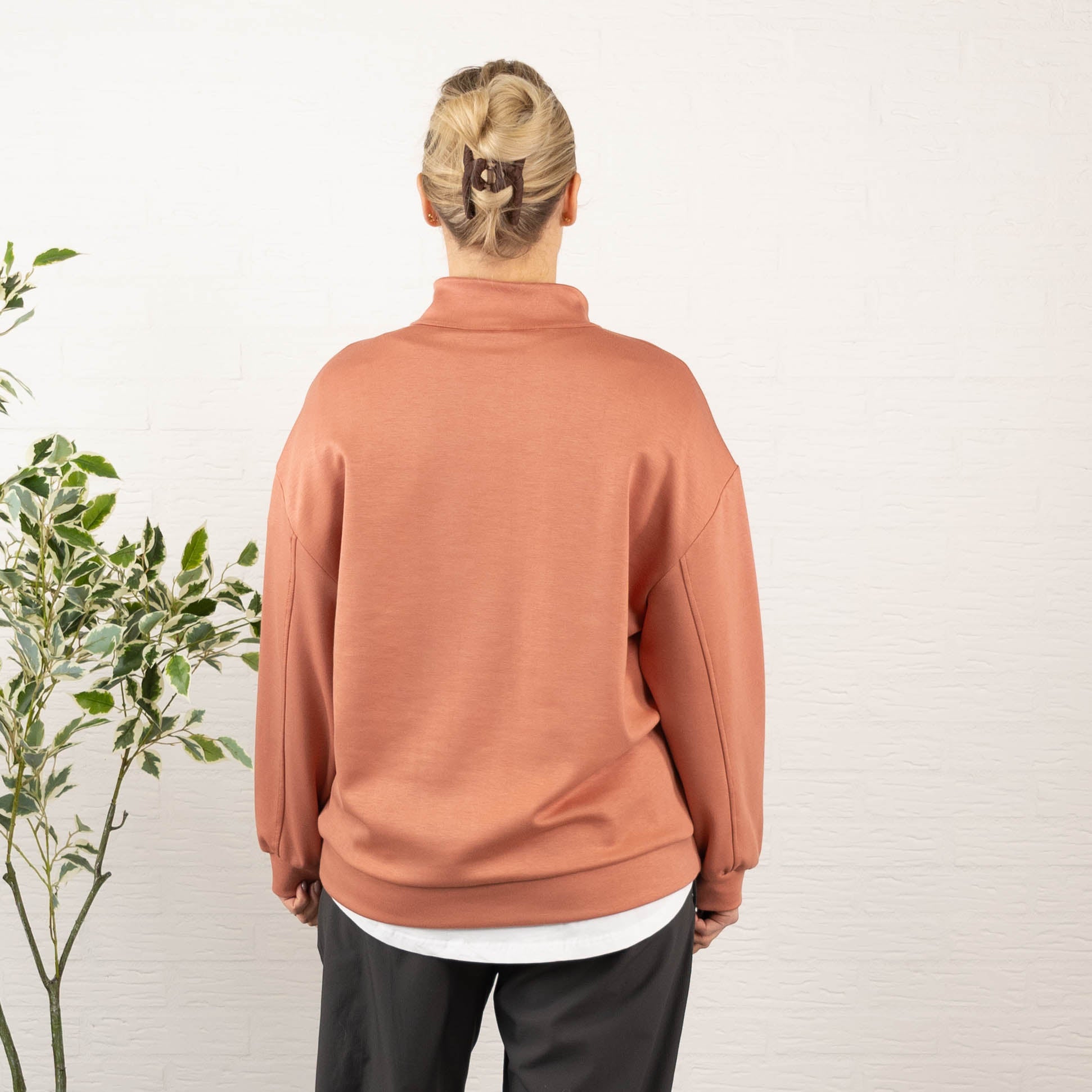 New York sweatshirt, Mørk rosa