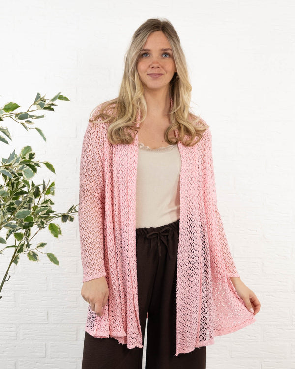 Paege cardigan, Lyserød