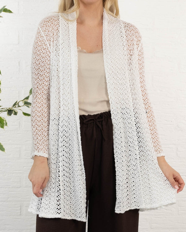 Paege cardigan, Hvid