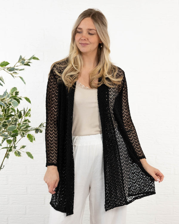 Paege cardigan, Sort