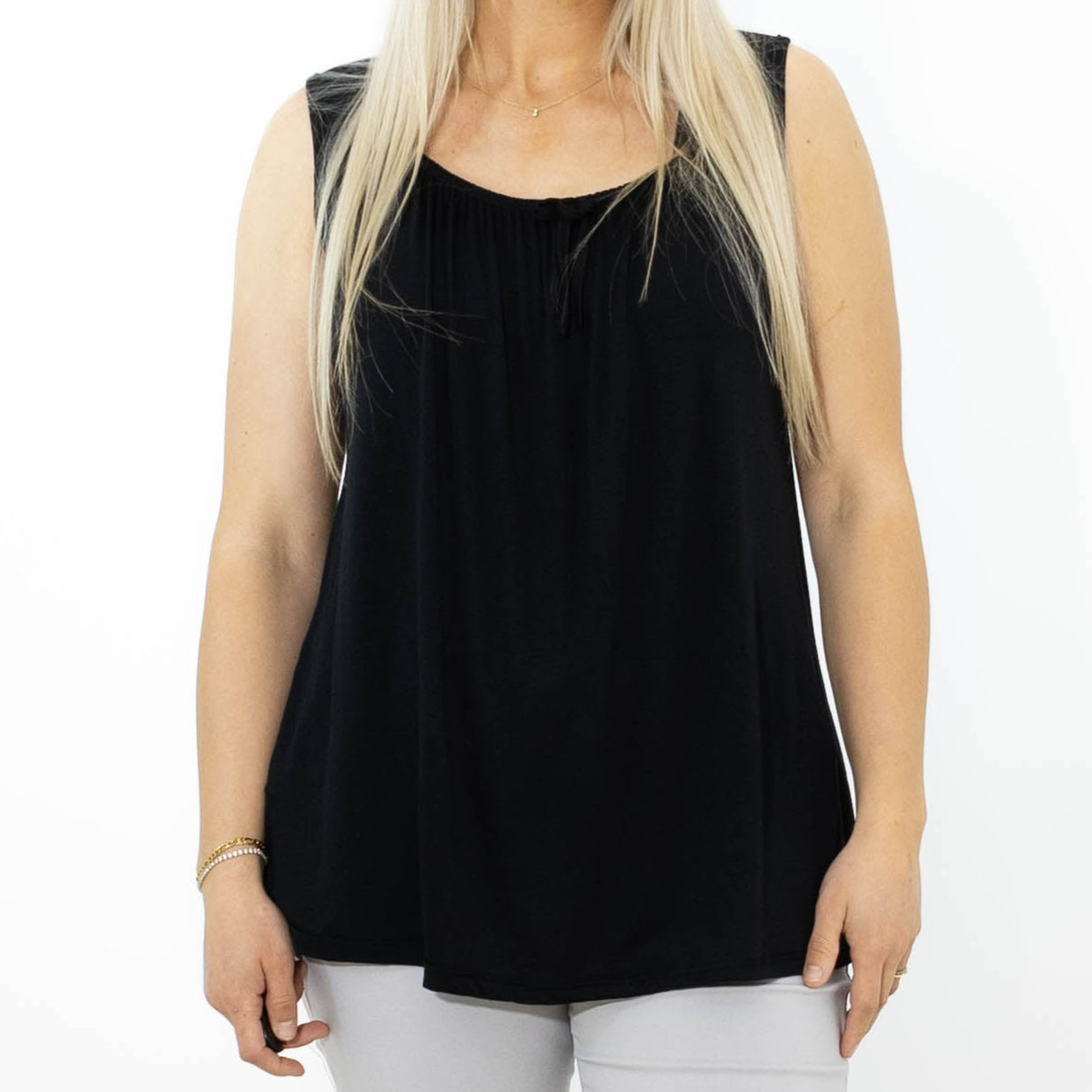 Amie top, Sort