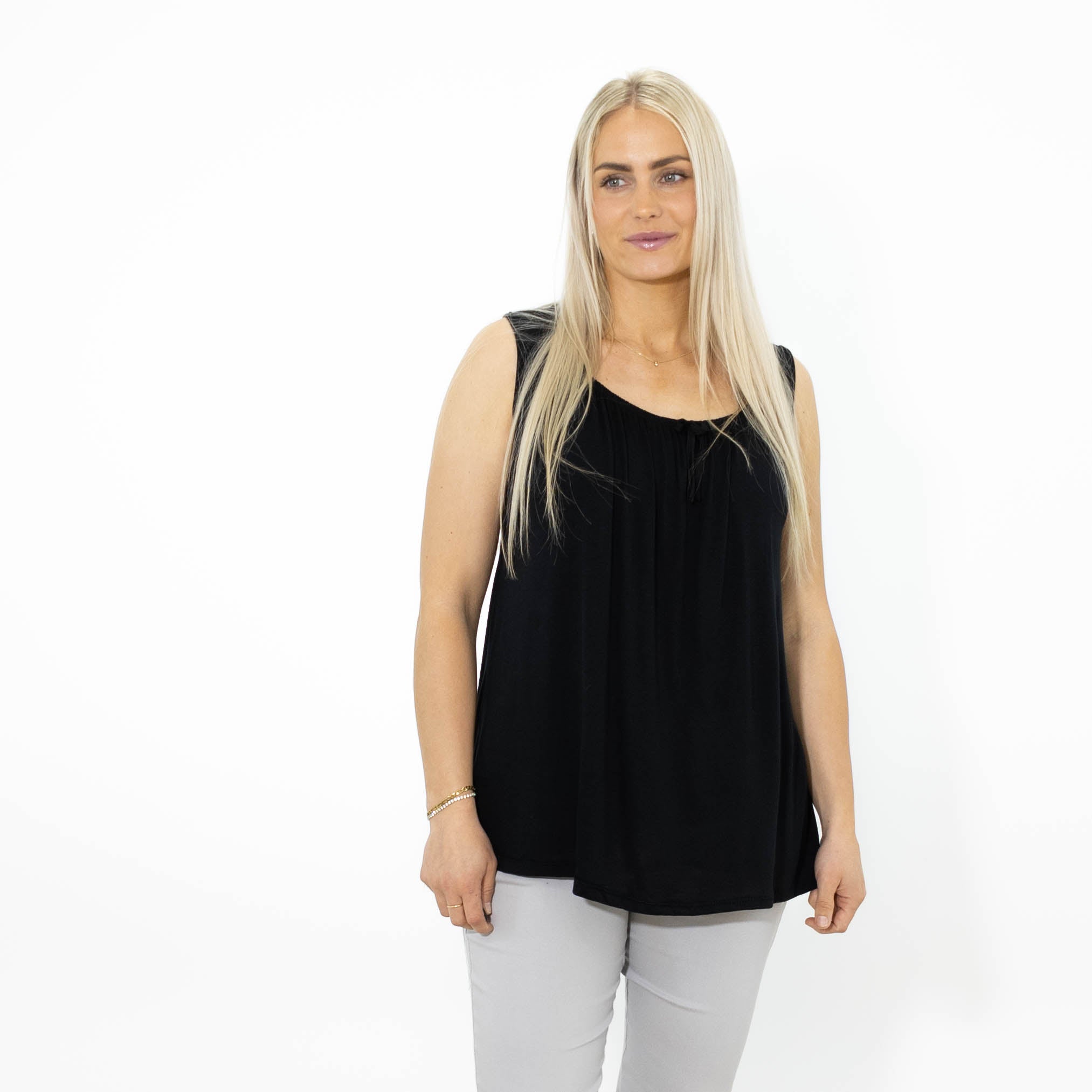 Amie top, Sort