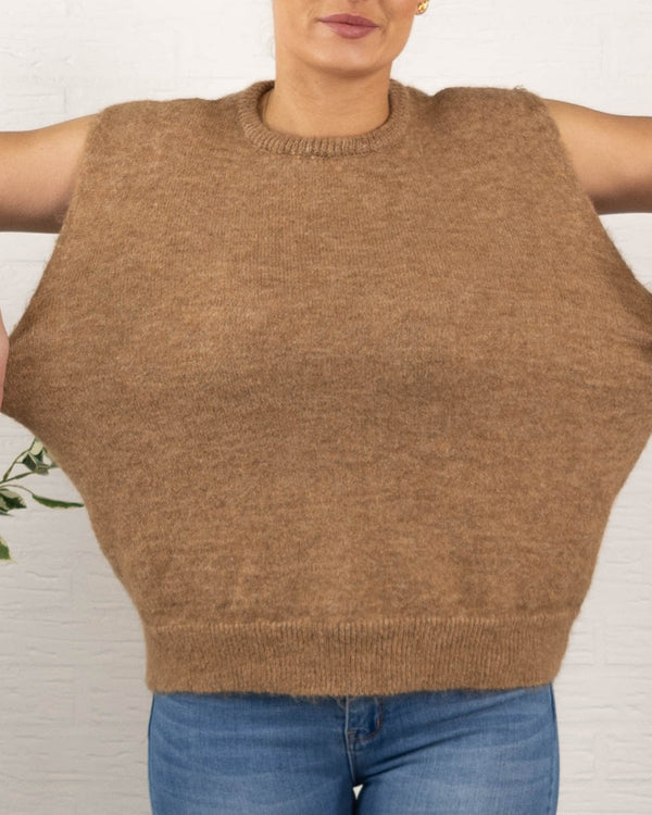 Emma vest, Camel