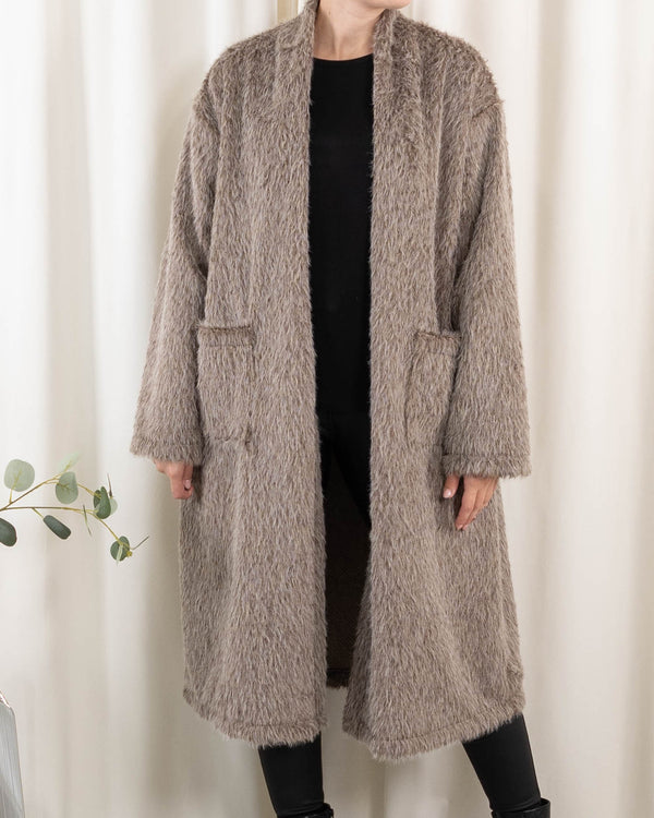 Rosanna cardigan, Taupe