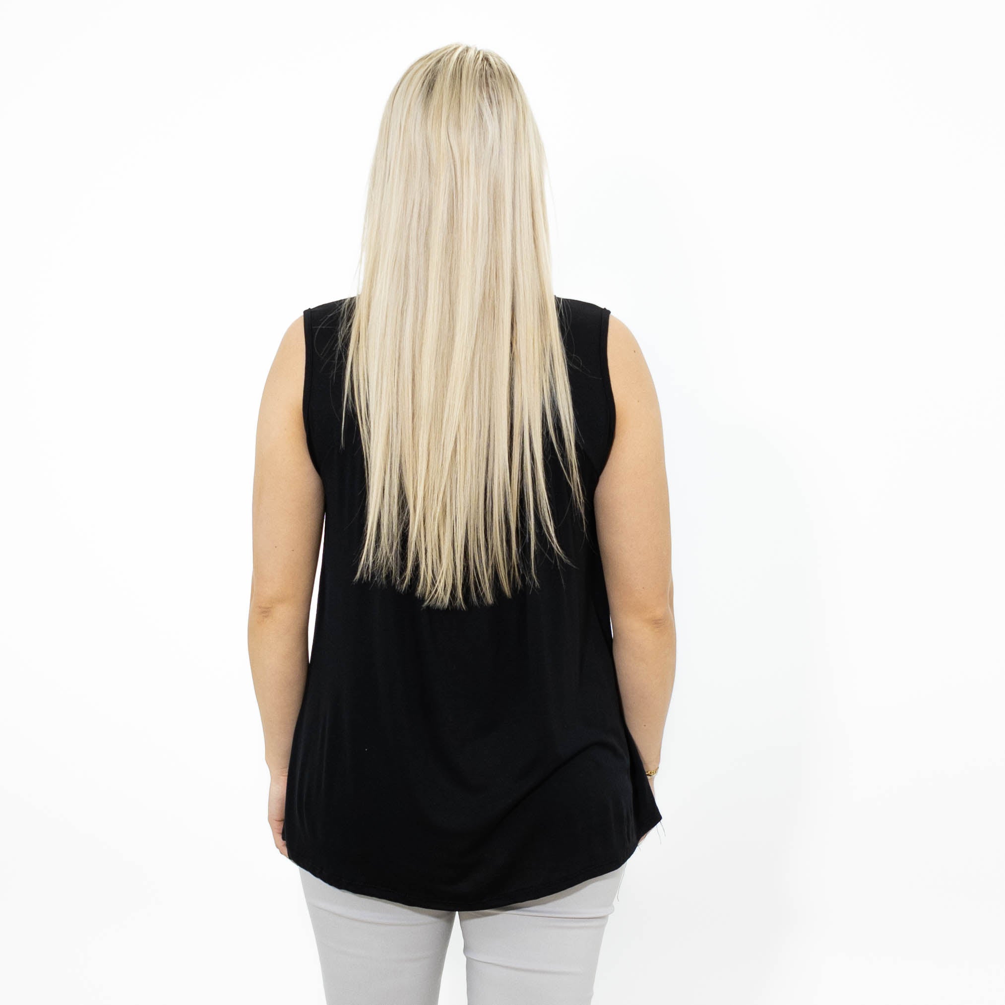 Amie top, Sort