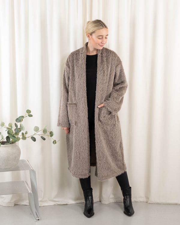 Rosanna cardigan, Taupe