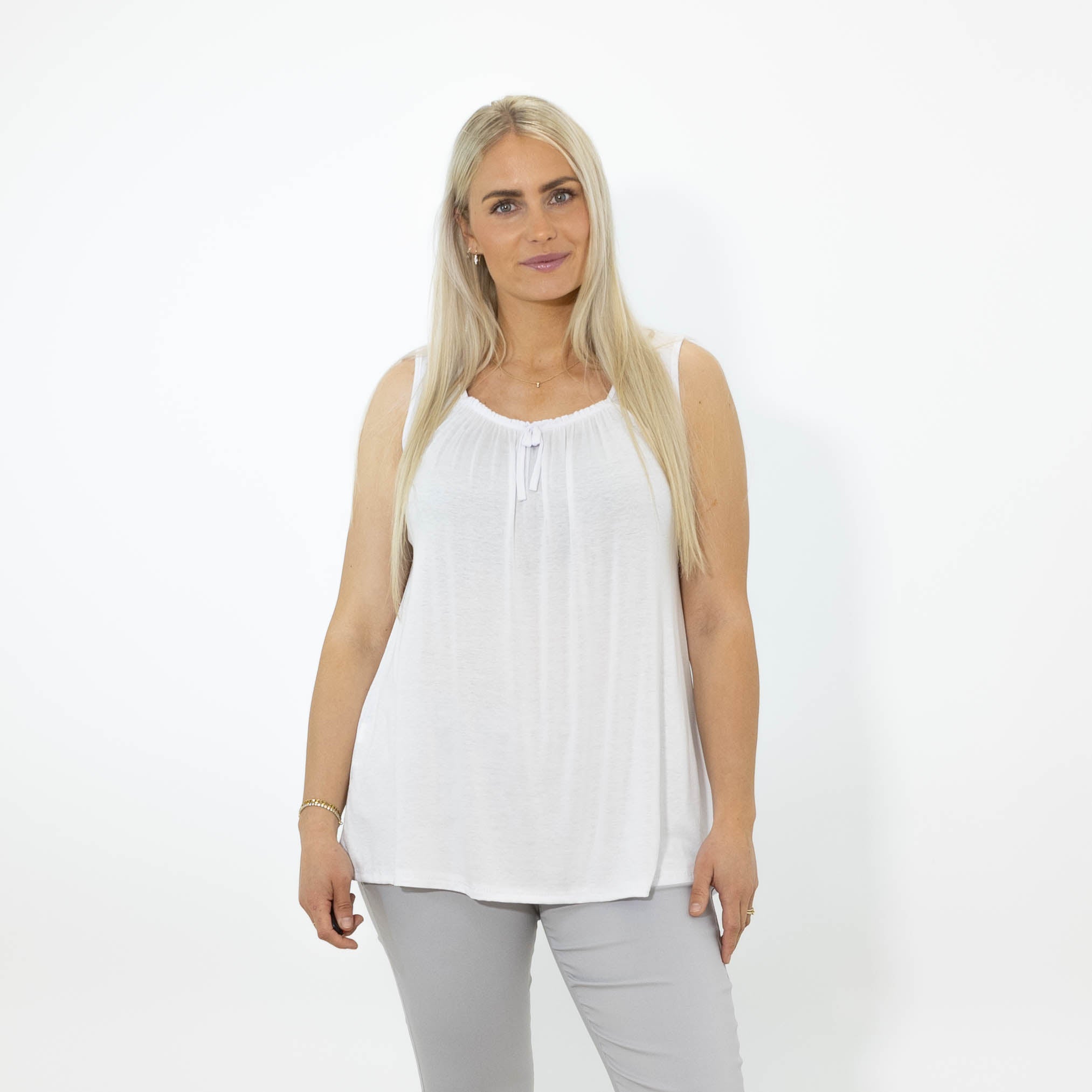 Amie top, Hvid