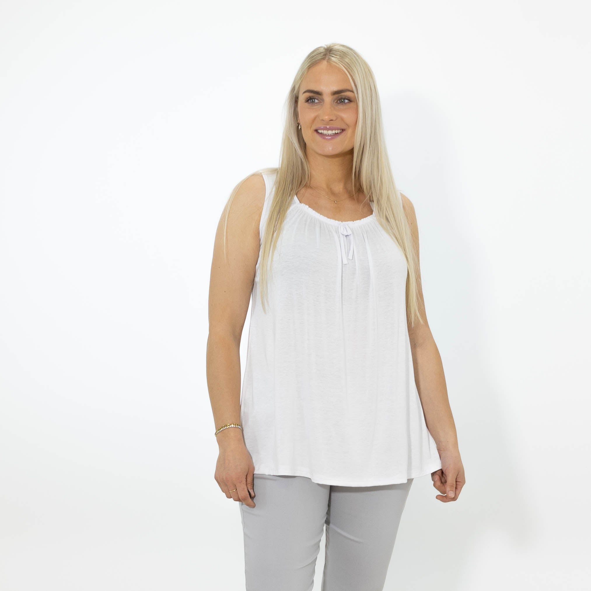 Amie top, Hvid