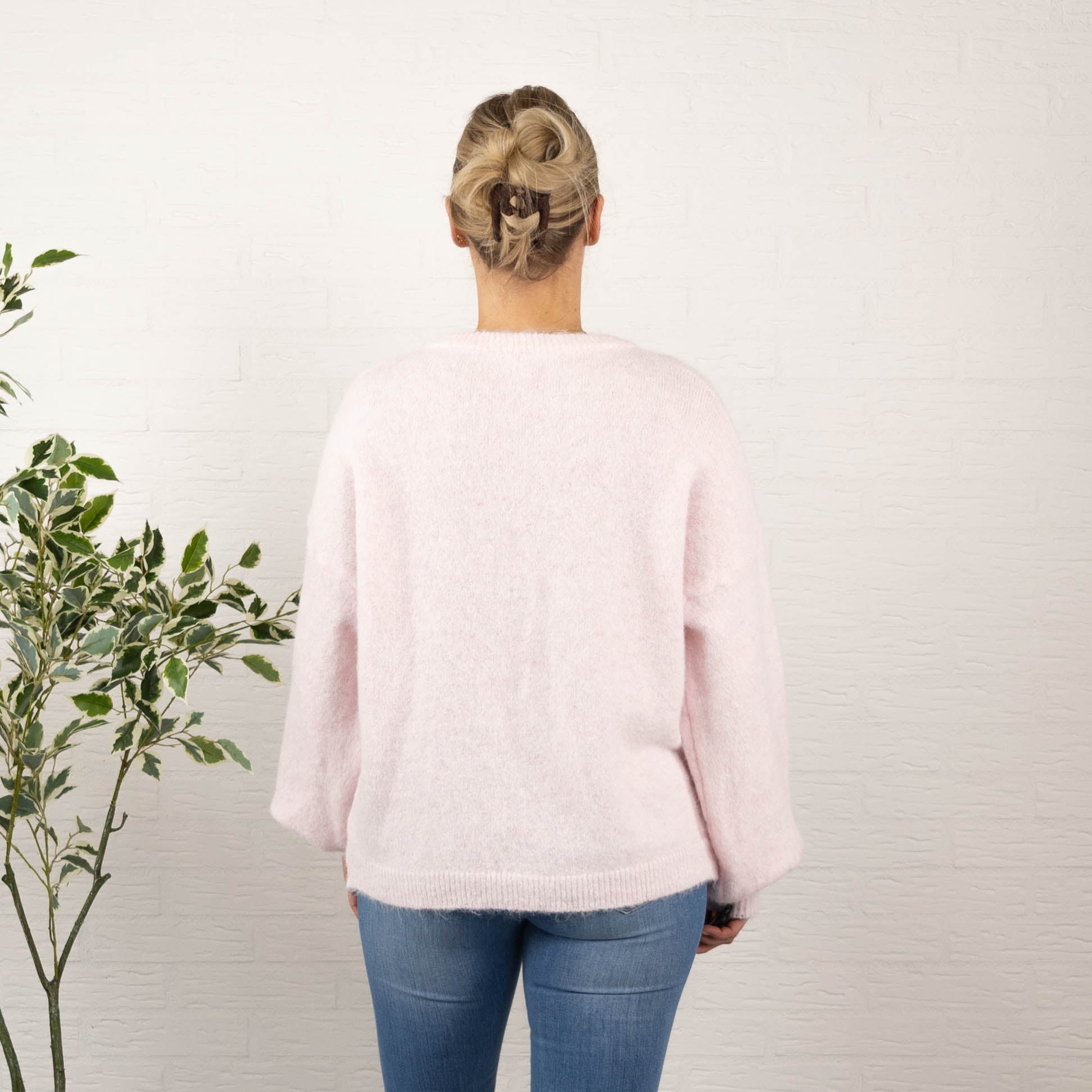 Nelly cardigan, Lyserød