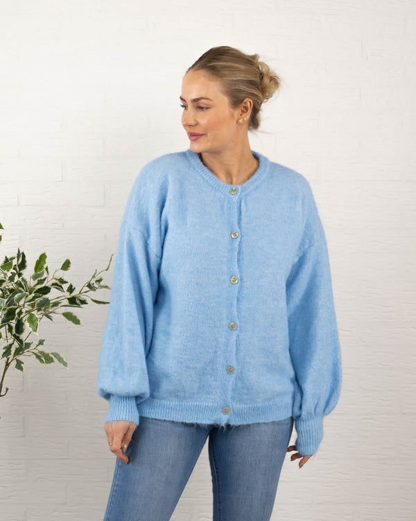 Nelly cardigan, Lyseblå