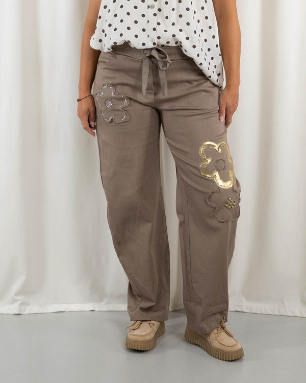 Solsten bukser, Taupe