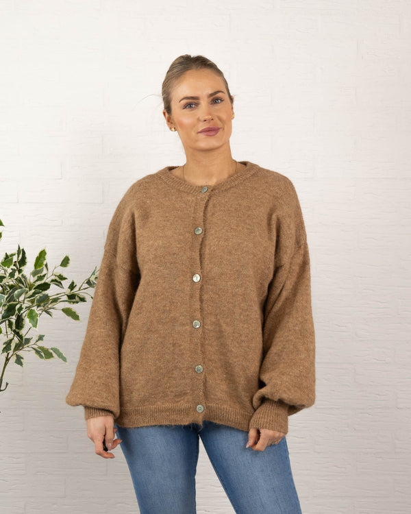 Nelly cardigan, Camel