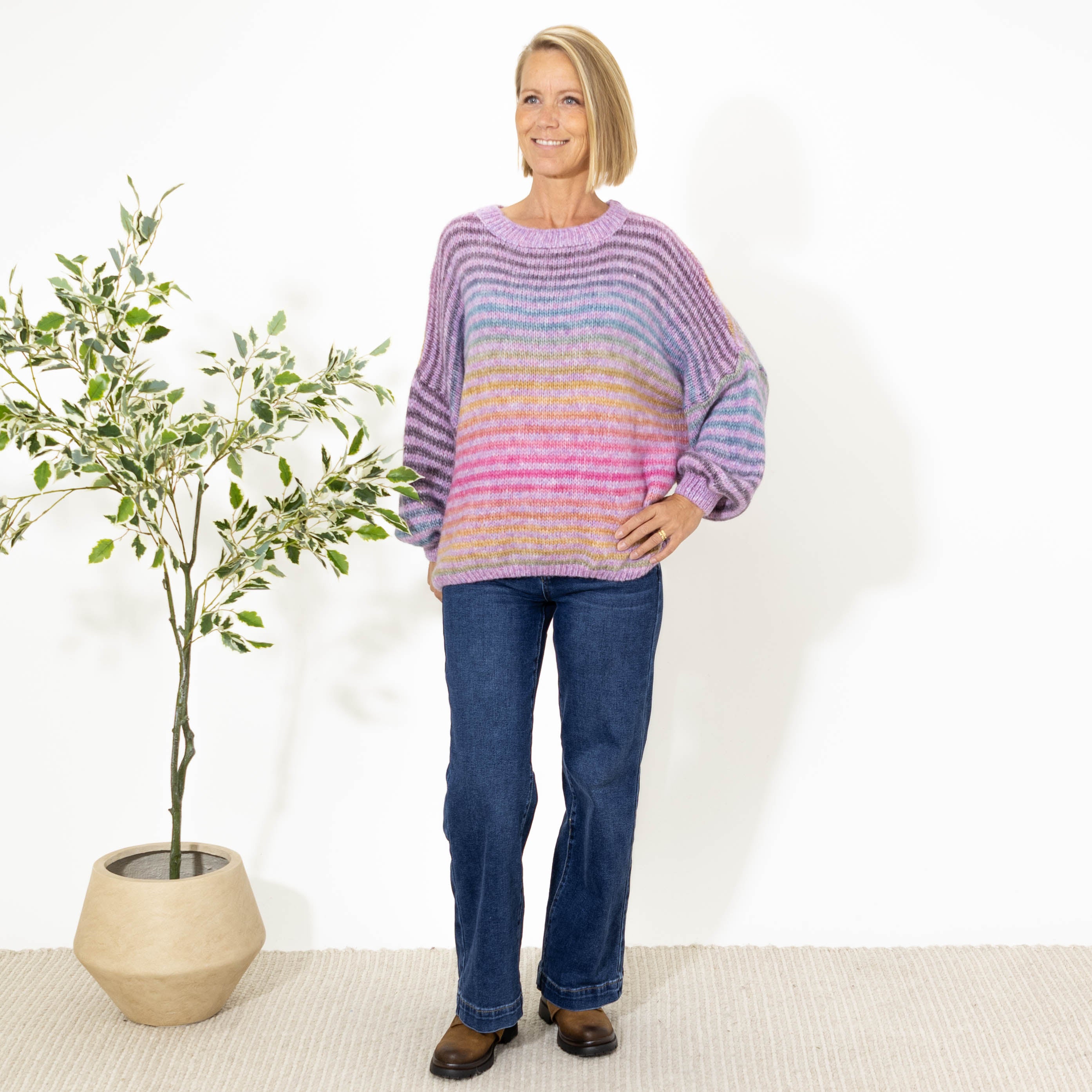 Tammy stribet strik, Lilla