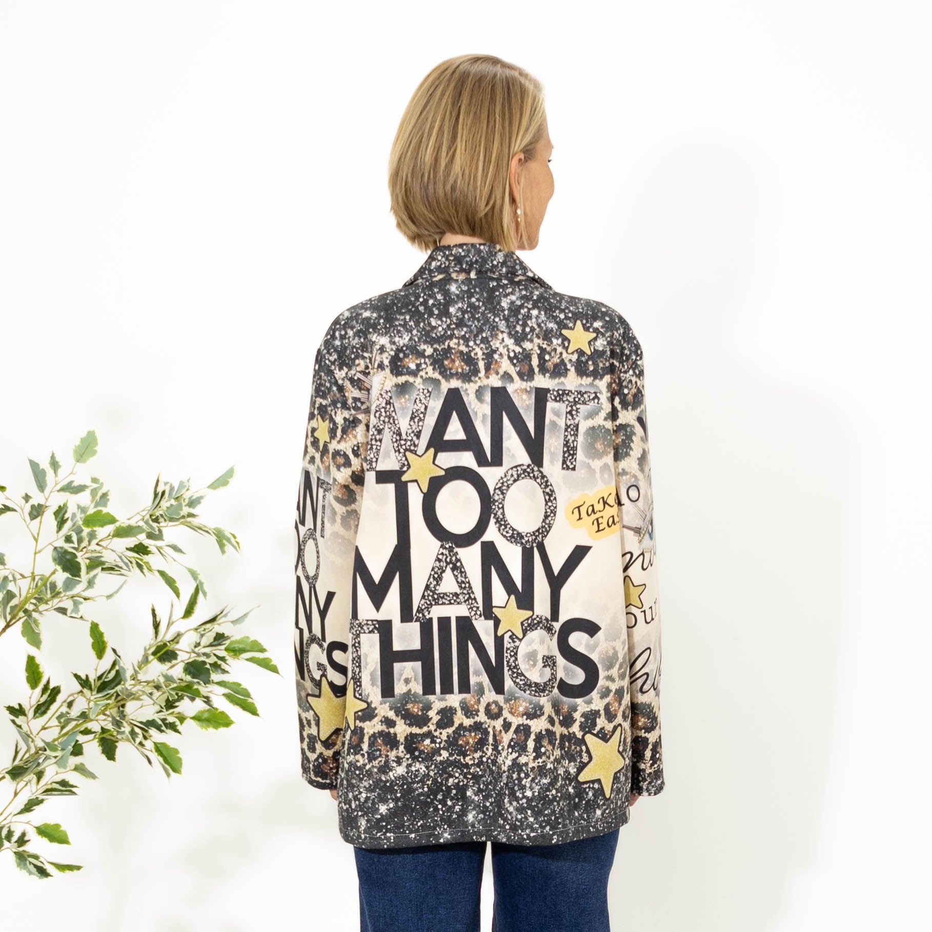Lone ruskindsjakke, Print 1