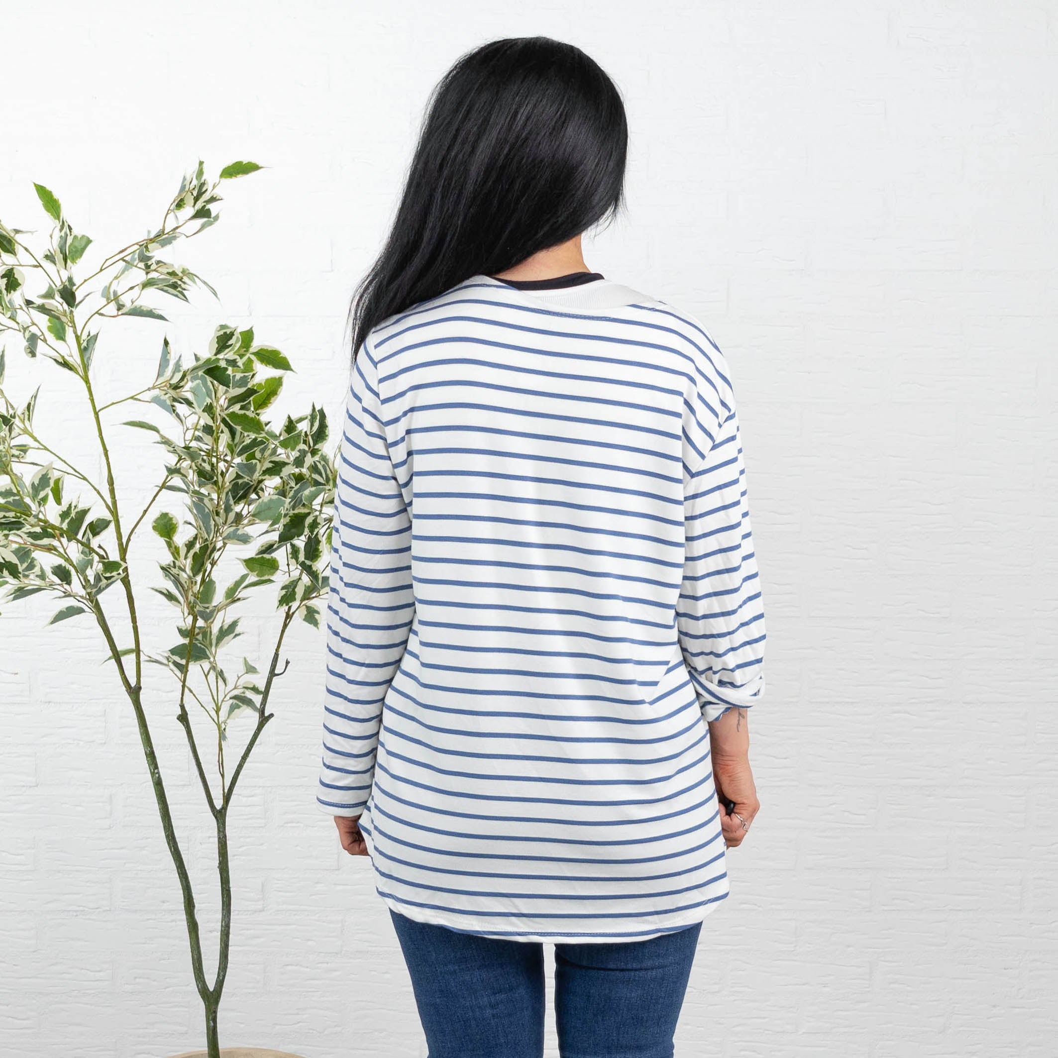 Søs t-shirt, Dueblå