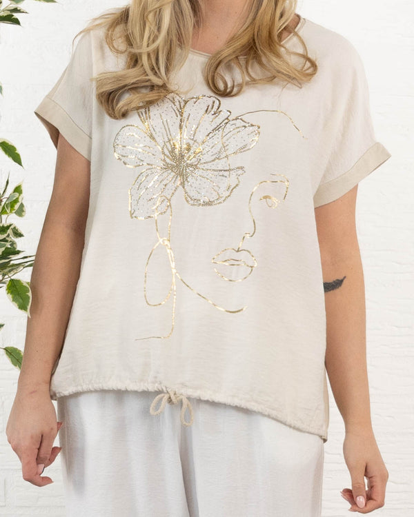 Eleanor overdel, Beige
