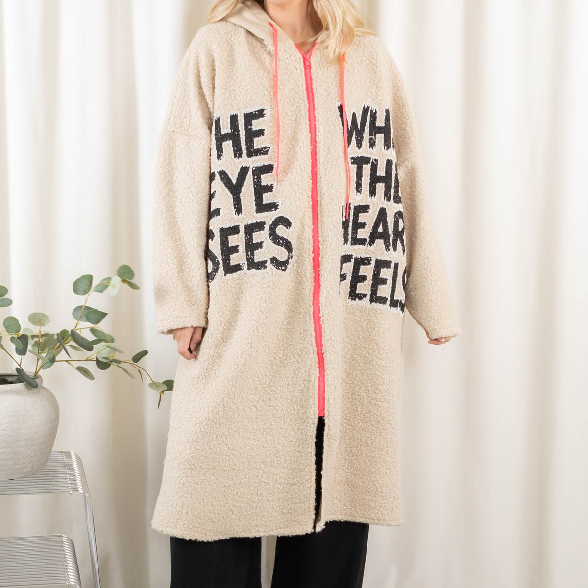 Amara jakke, Beige