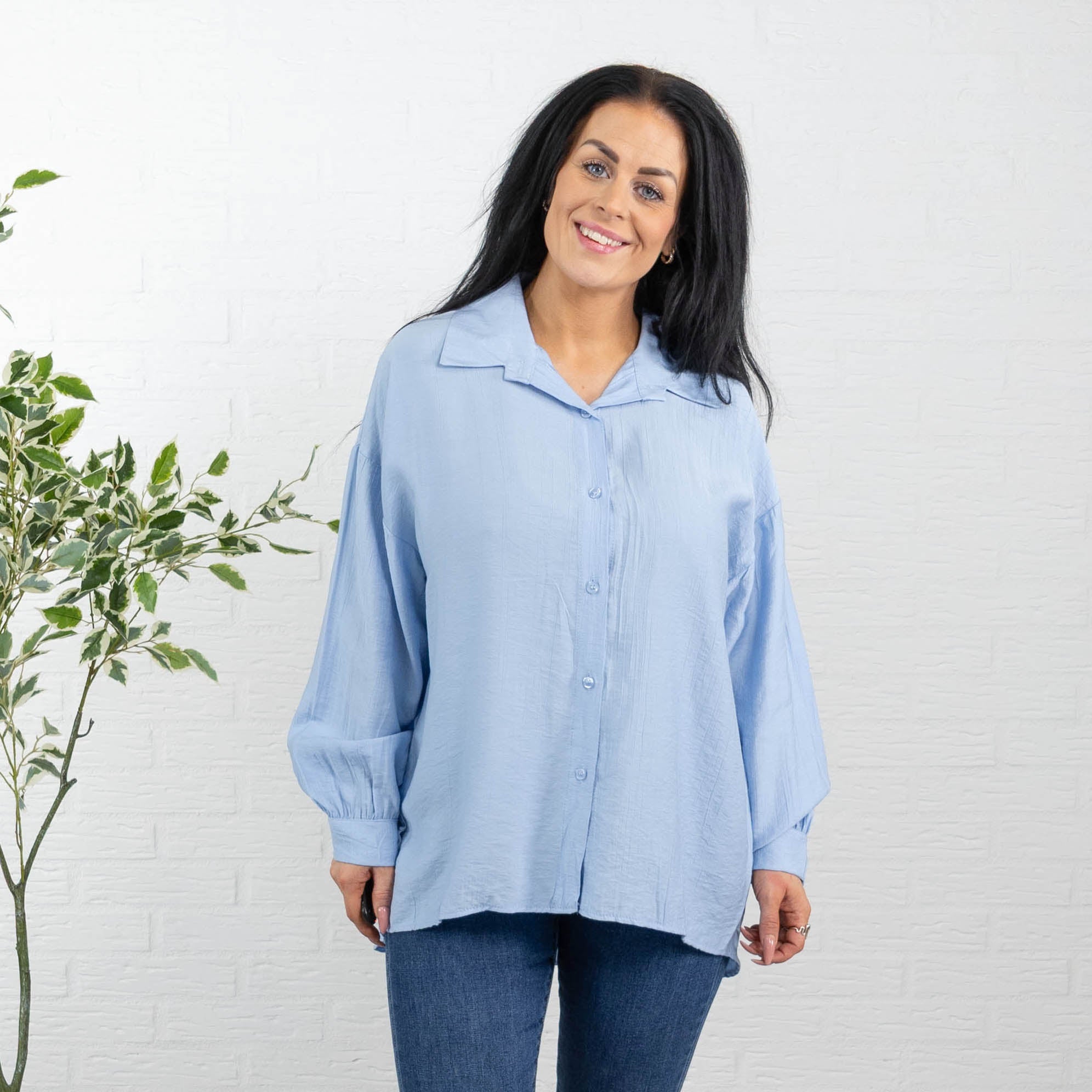 Jane skjorte, Lyseblå