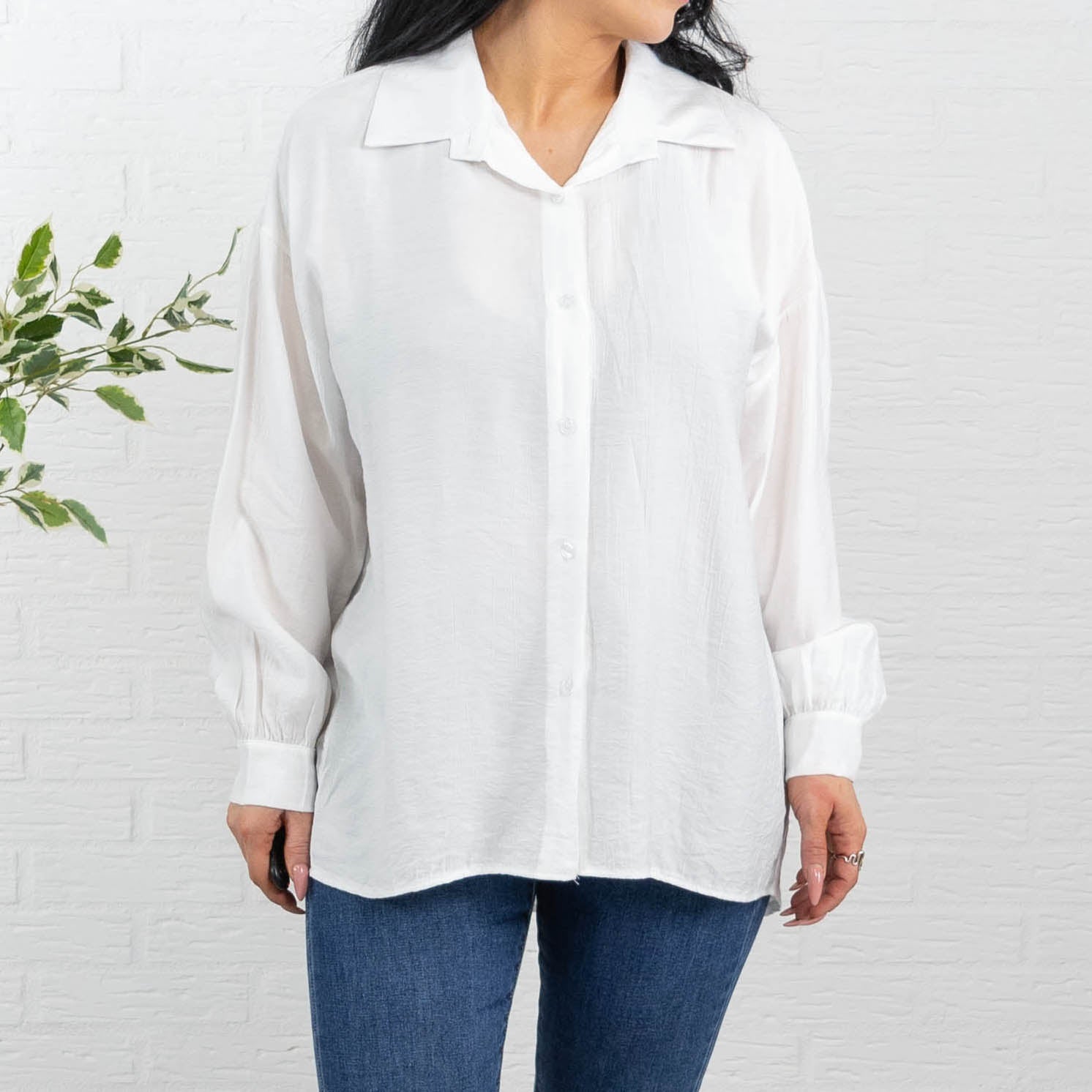 Jane skjorte, Hvid