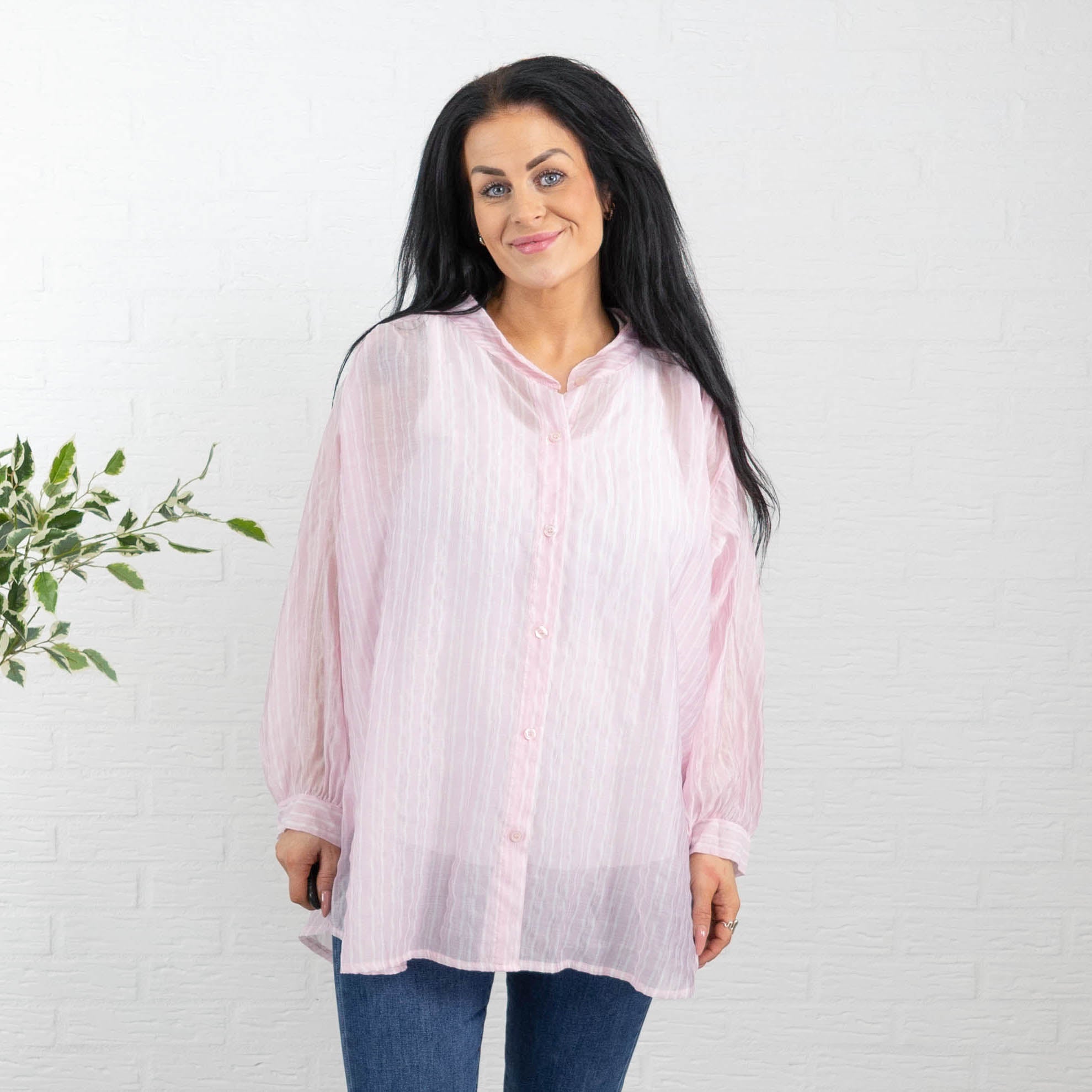 Leslie skjorte, Lyserød