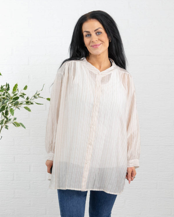 Leslie skjorte, Beige