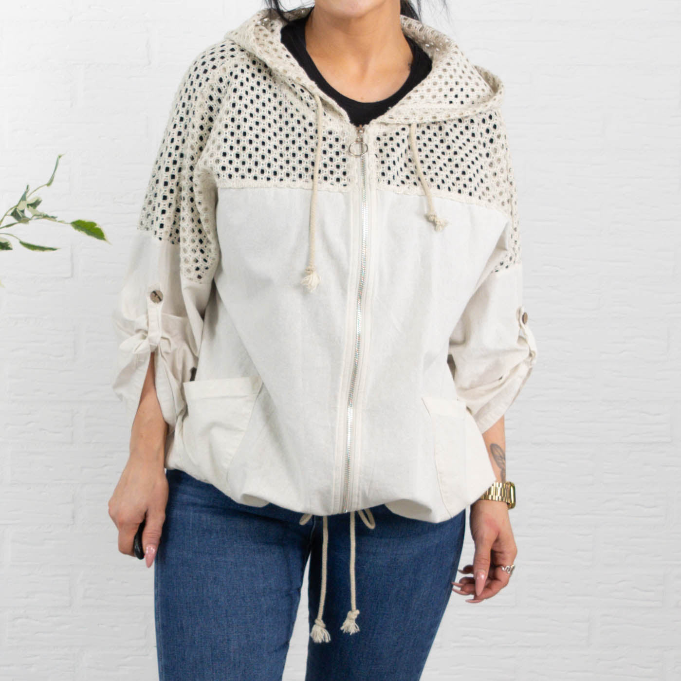 Kirsten overdel, Beige