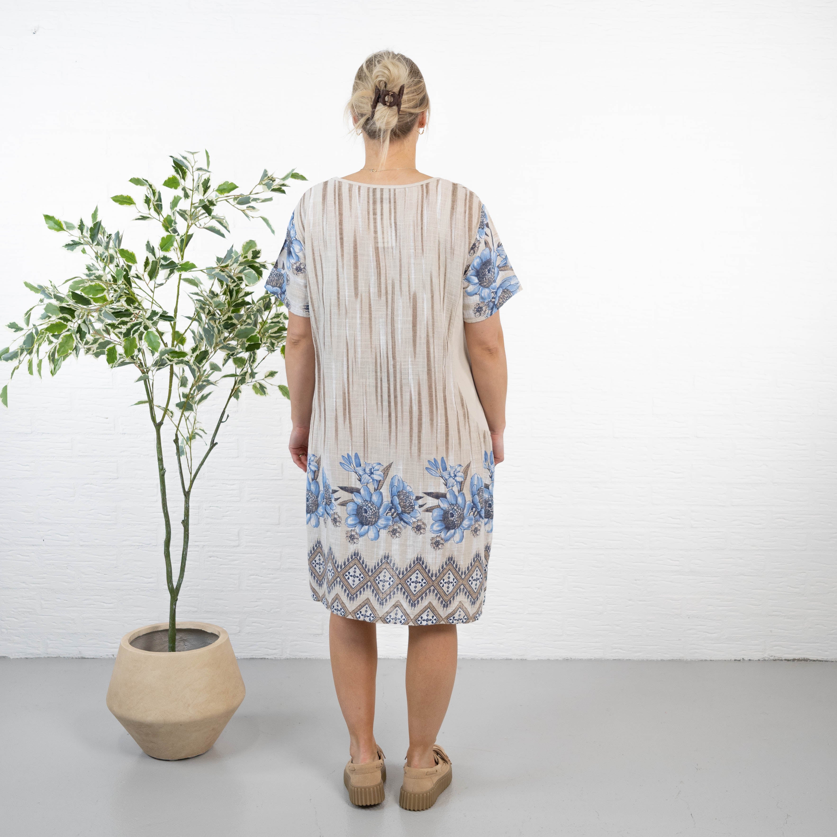 Pamela kjole, Beige