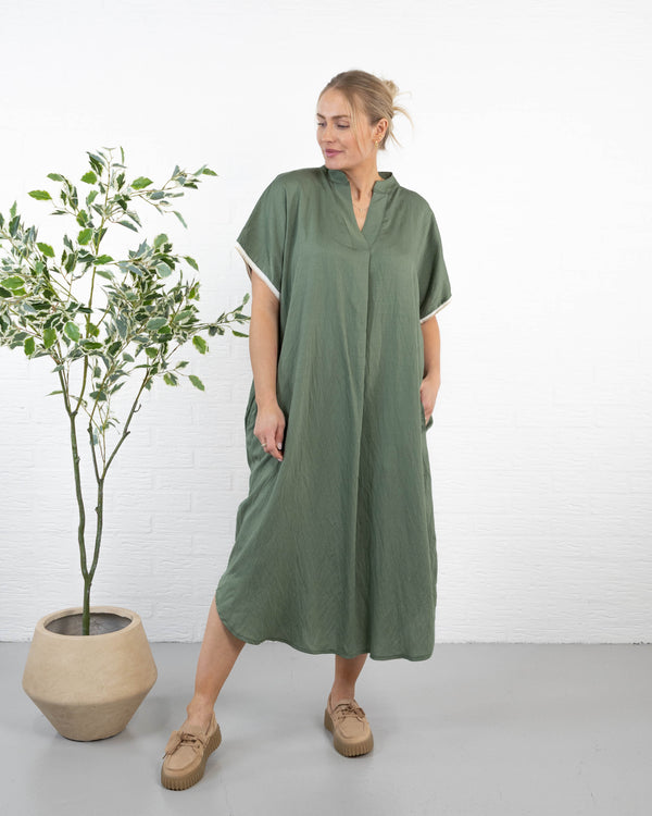 Henriette kjole, Khaki