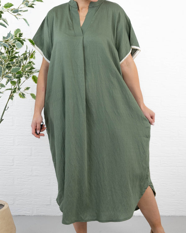 Henriette kjole, Khaki