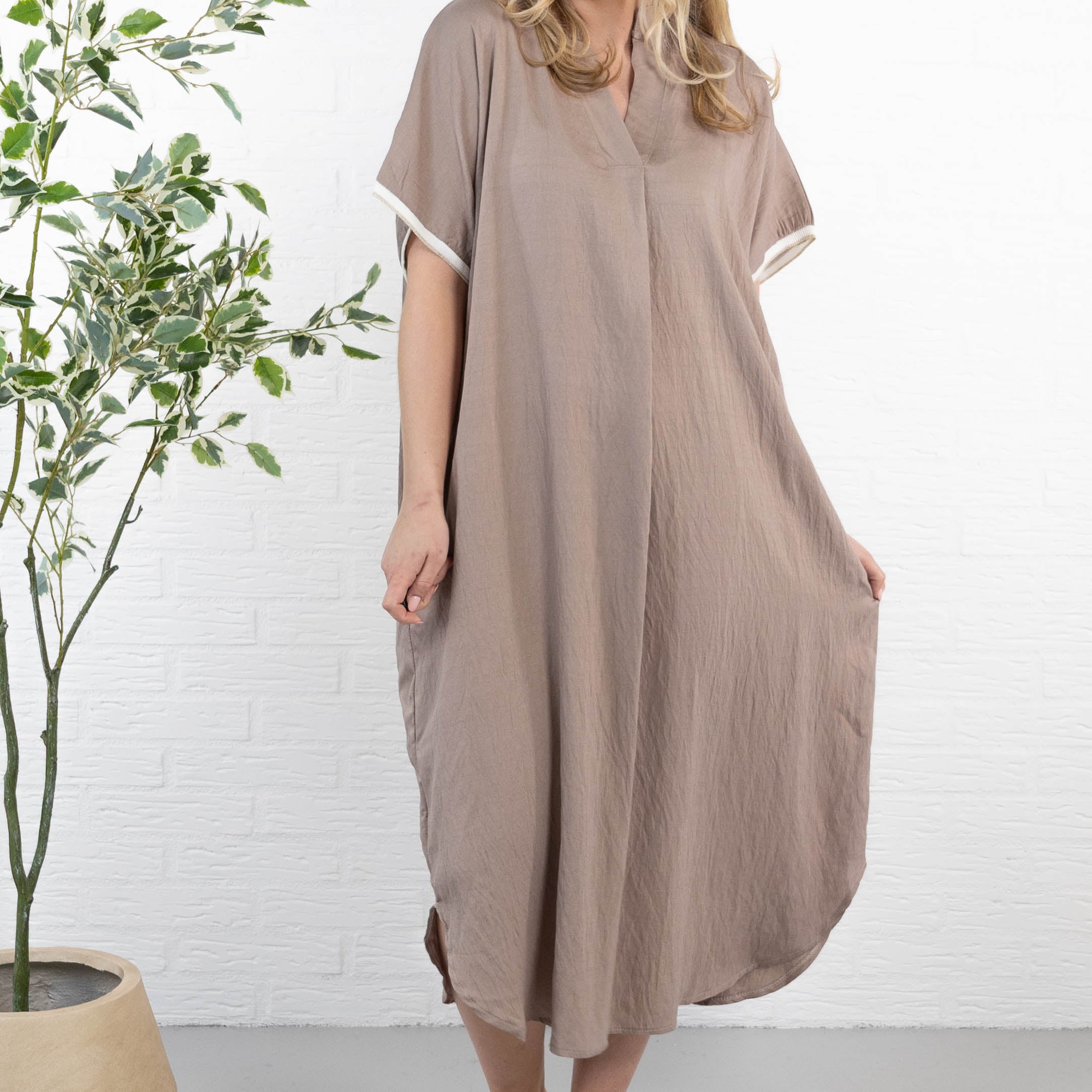 Henriette kjole, Taupe