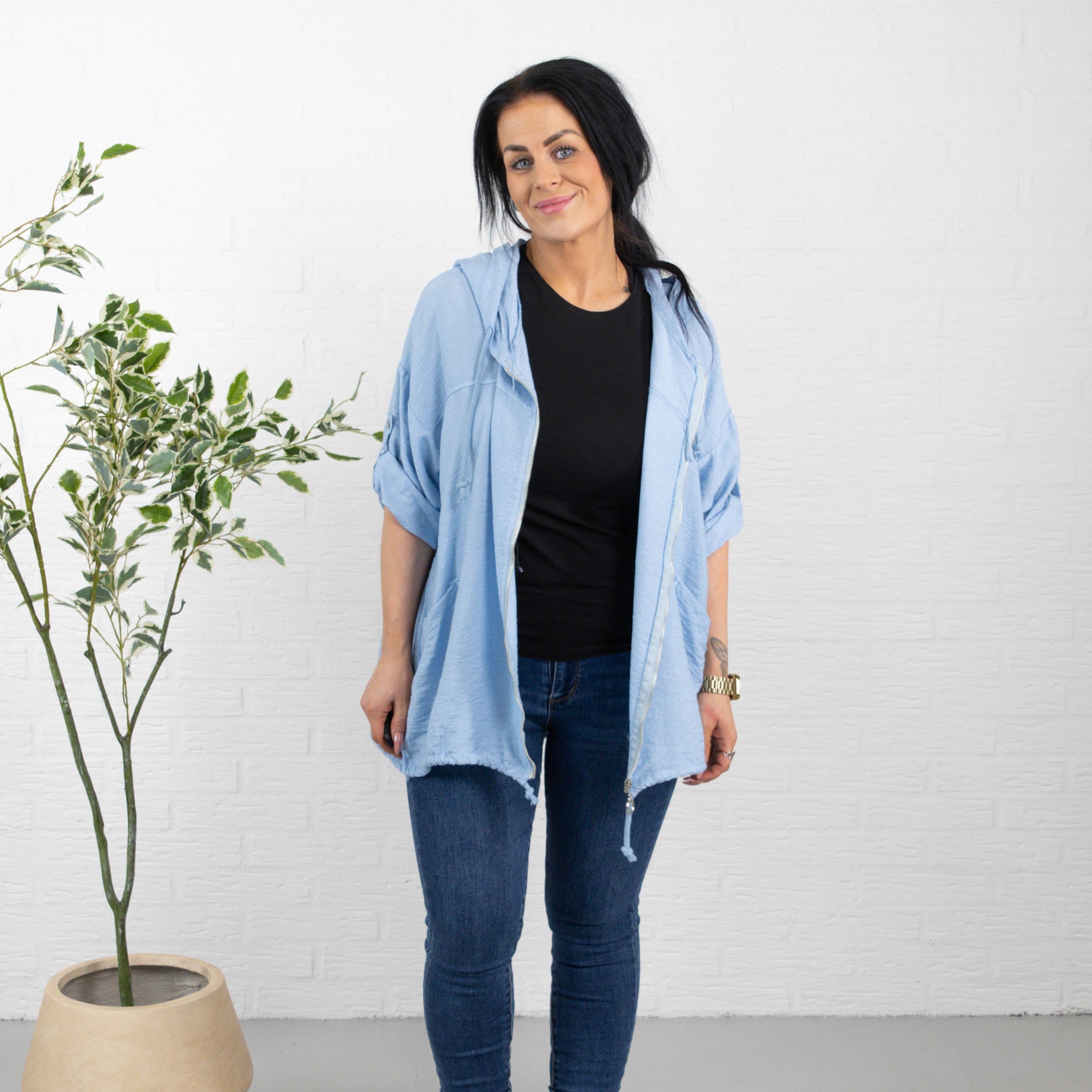 Jenny cardigan, Blå