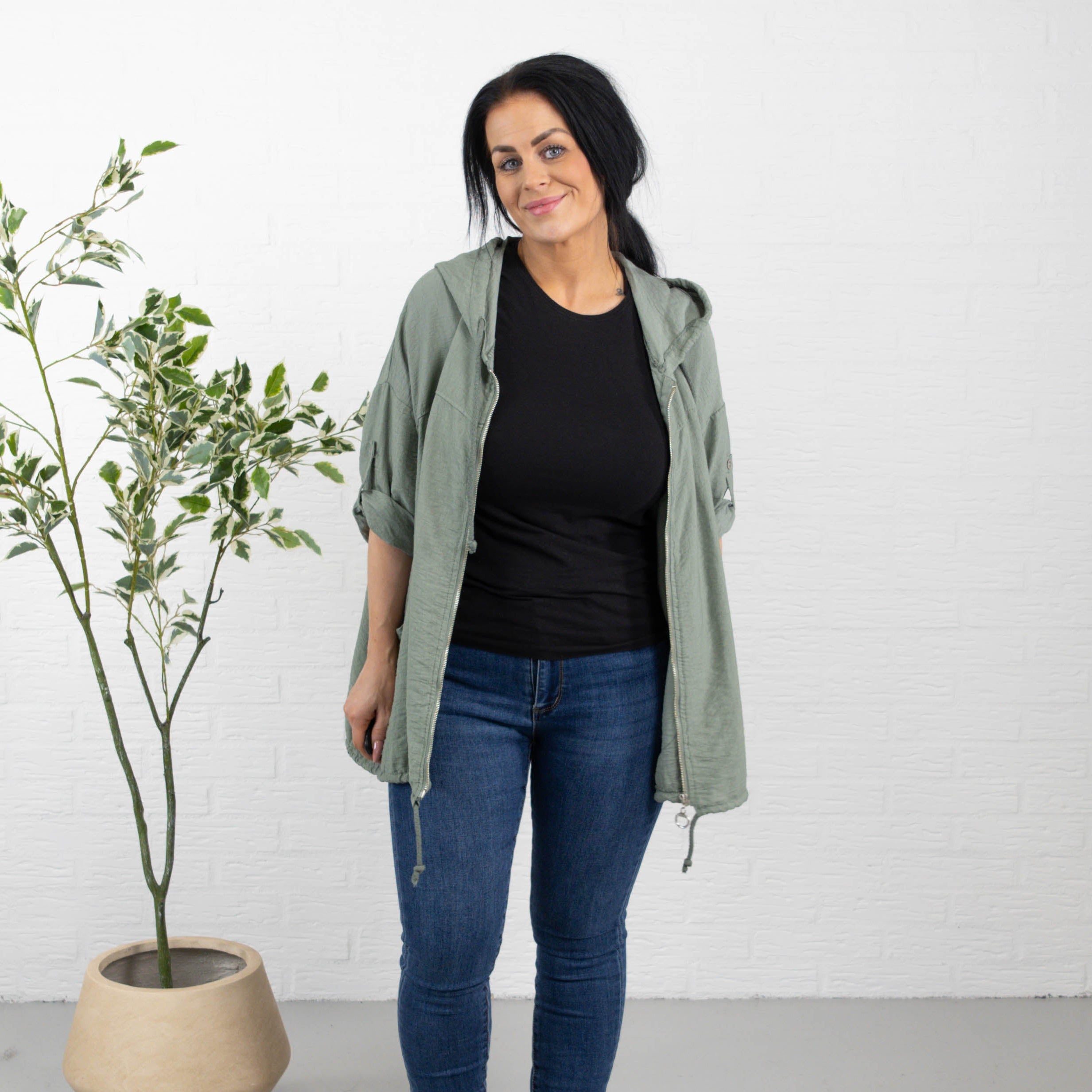 Jenny cardigan, Khaki