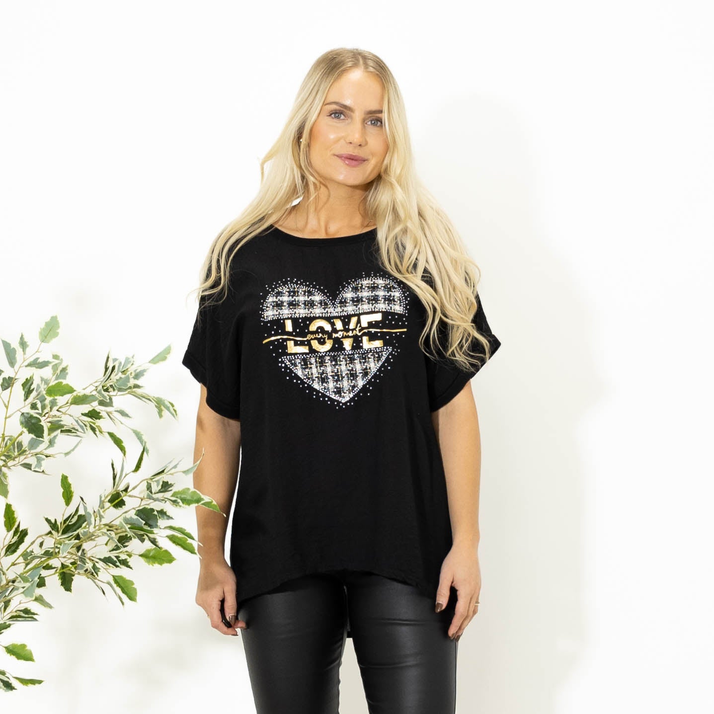 Lorna t-shirt, Sort