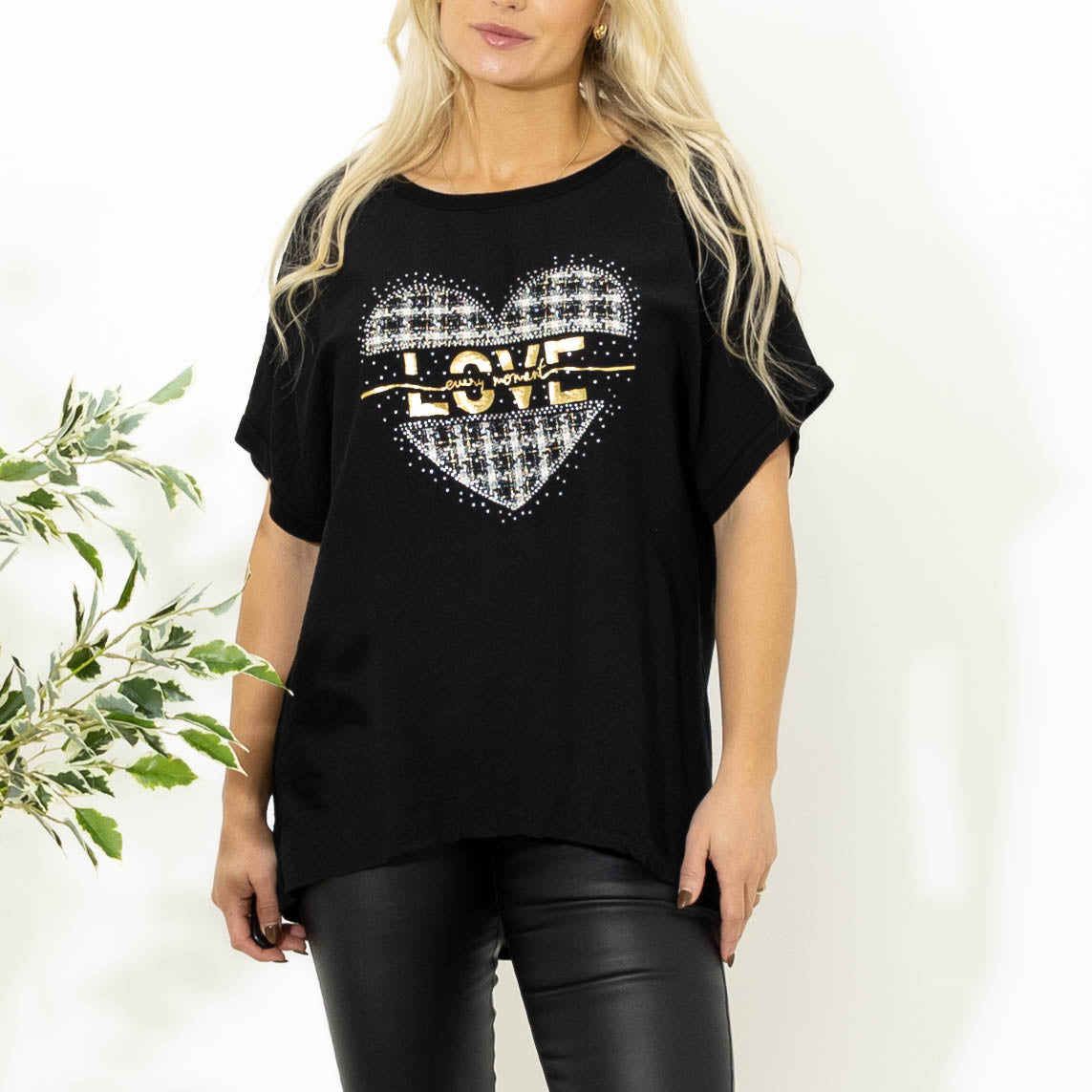 Lorna t-shirt, Sort