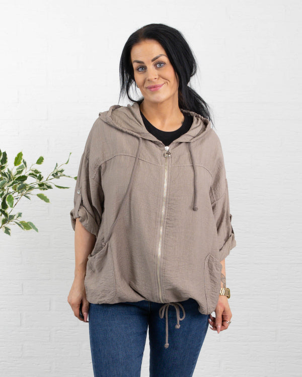 Jenny cardigan, Taupe