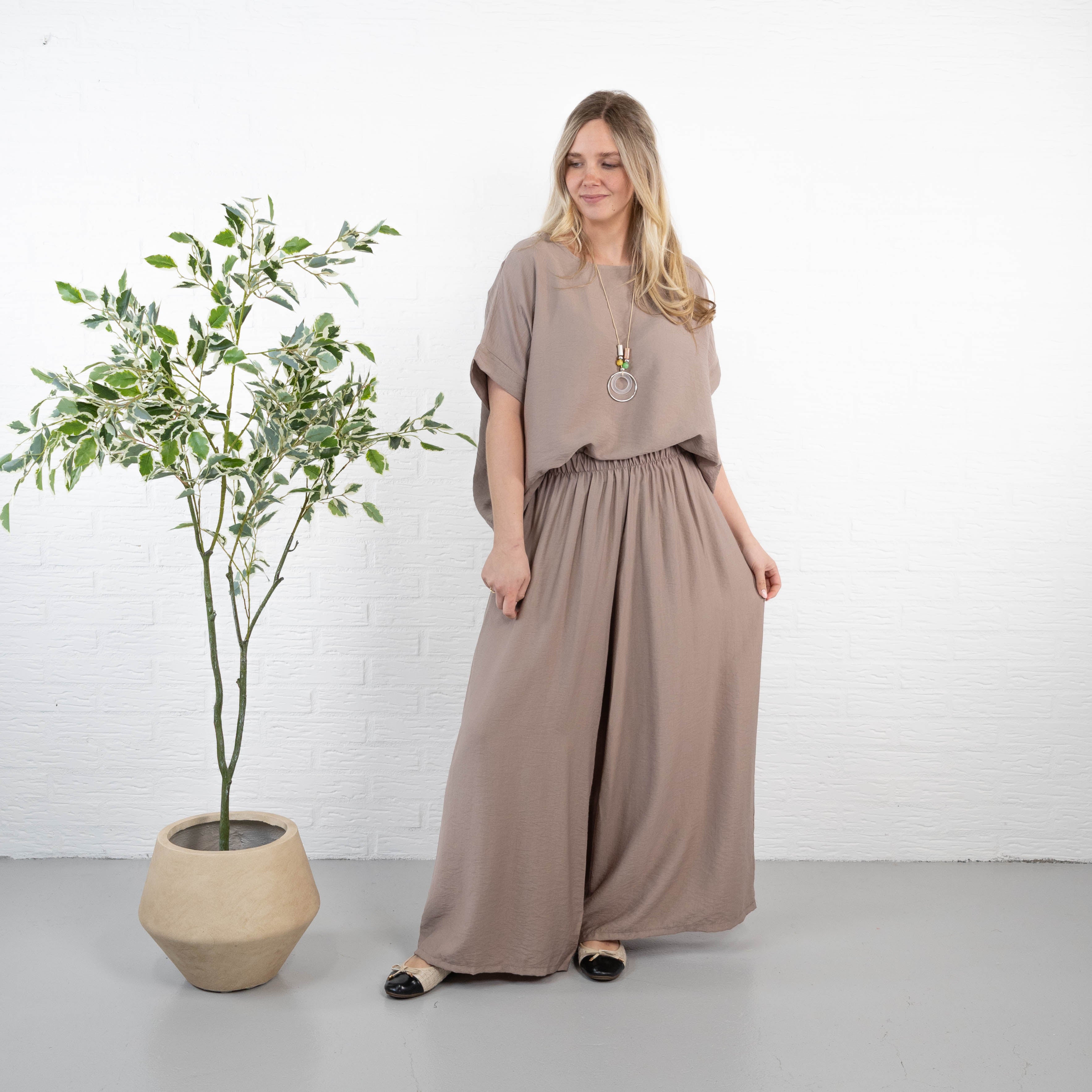 Valerie 2 delt sæt, Taupe