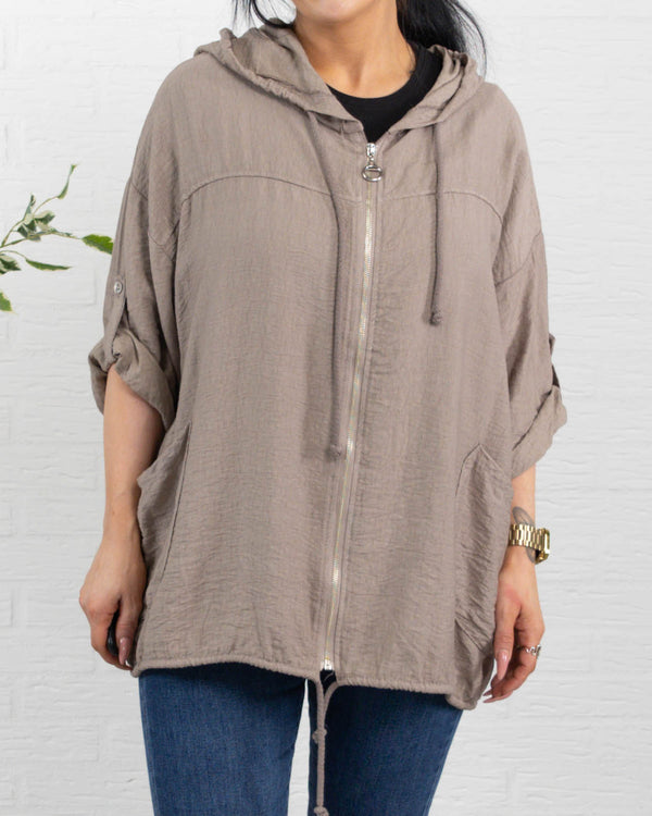 Jenny cardigan, Taupe