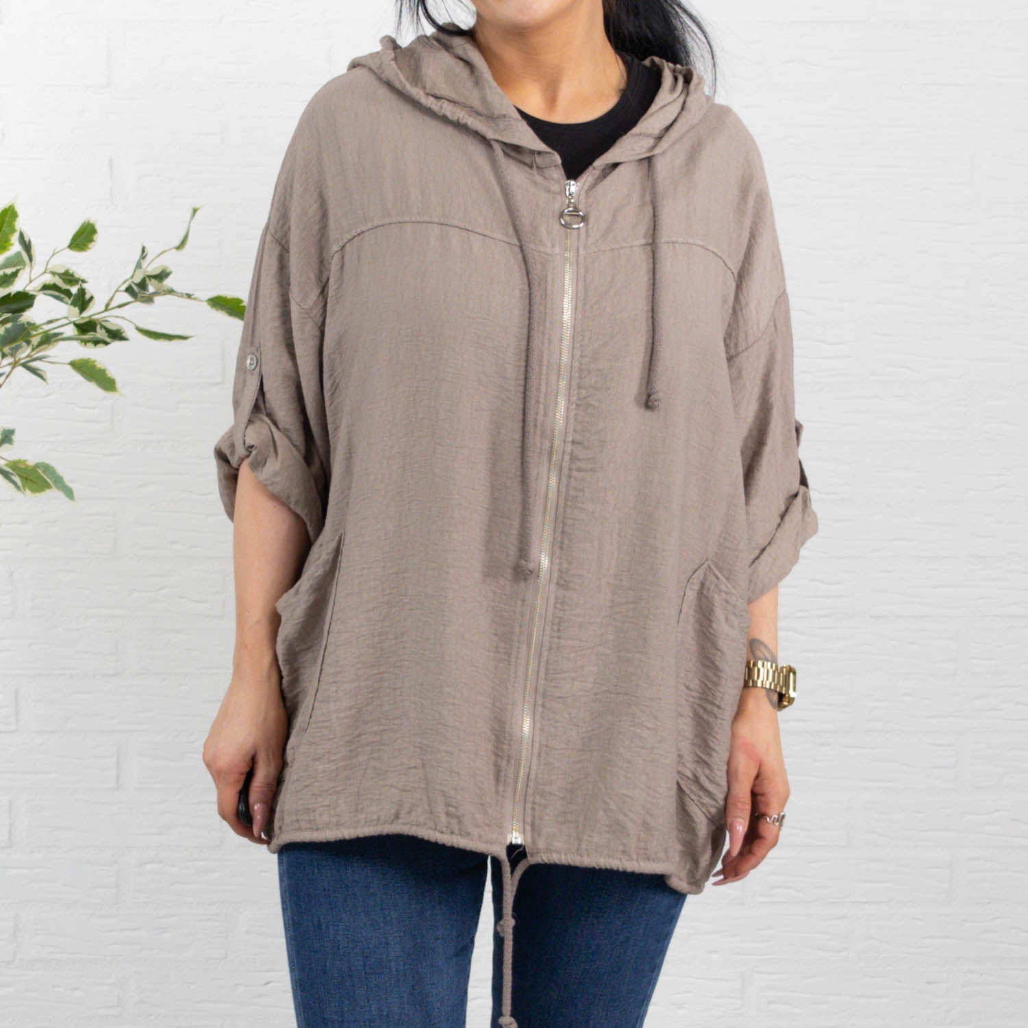 Jenny cardigan, Taupe