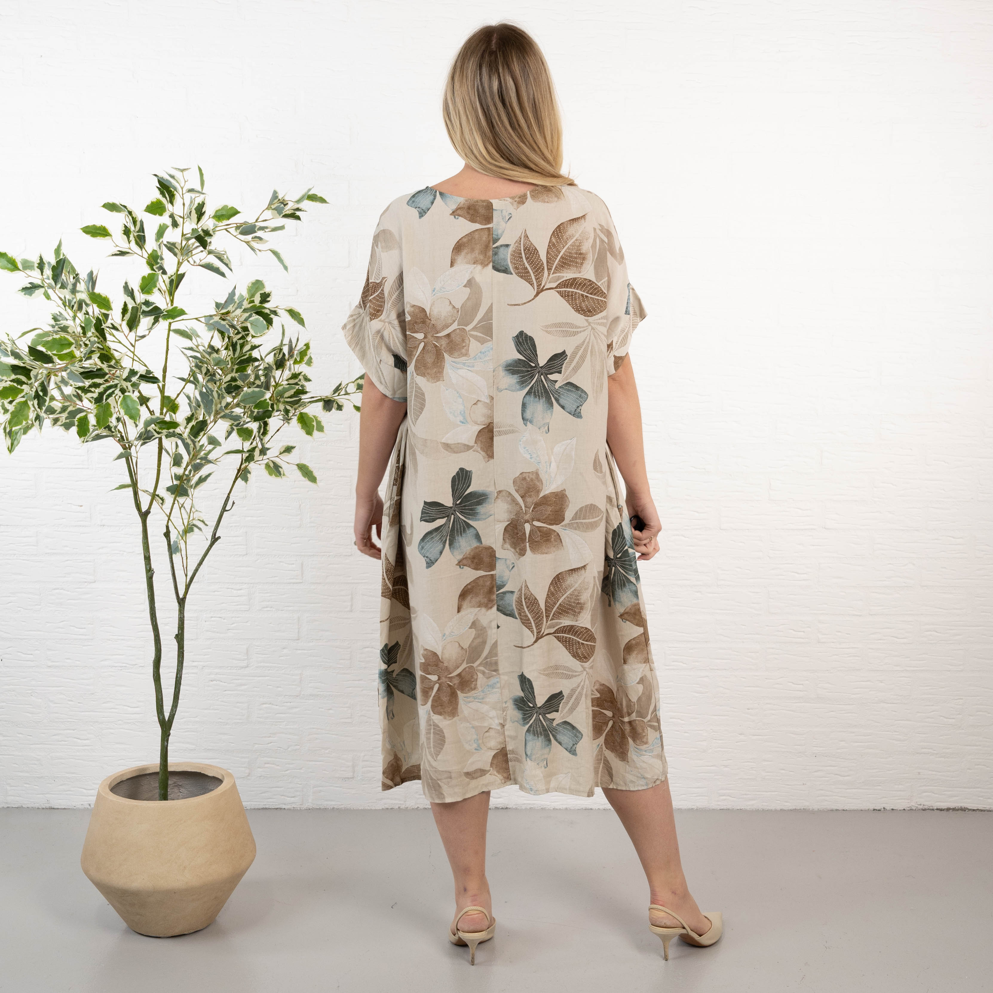 Cheryl kjole, Beige