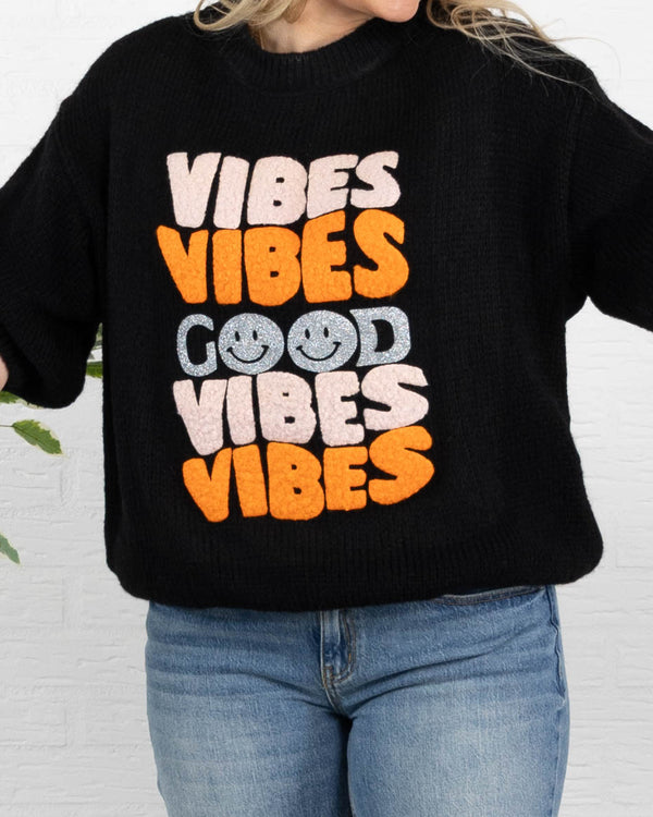 Good Vibes strik, Sort