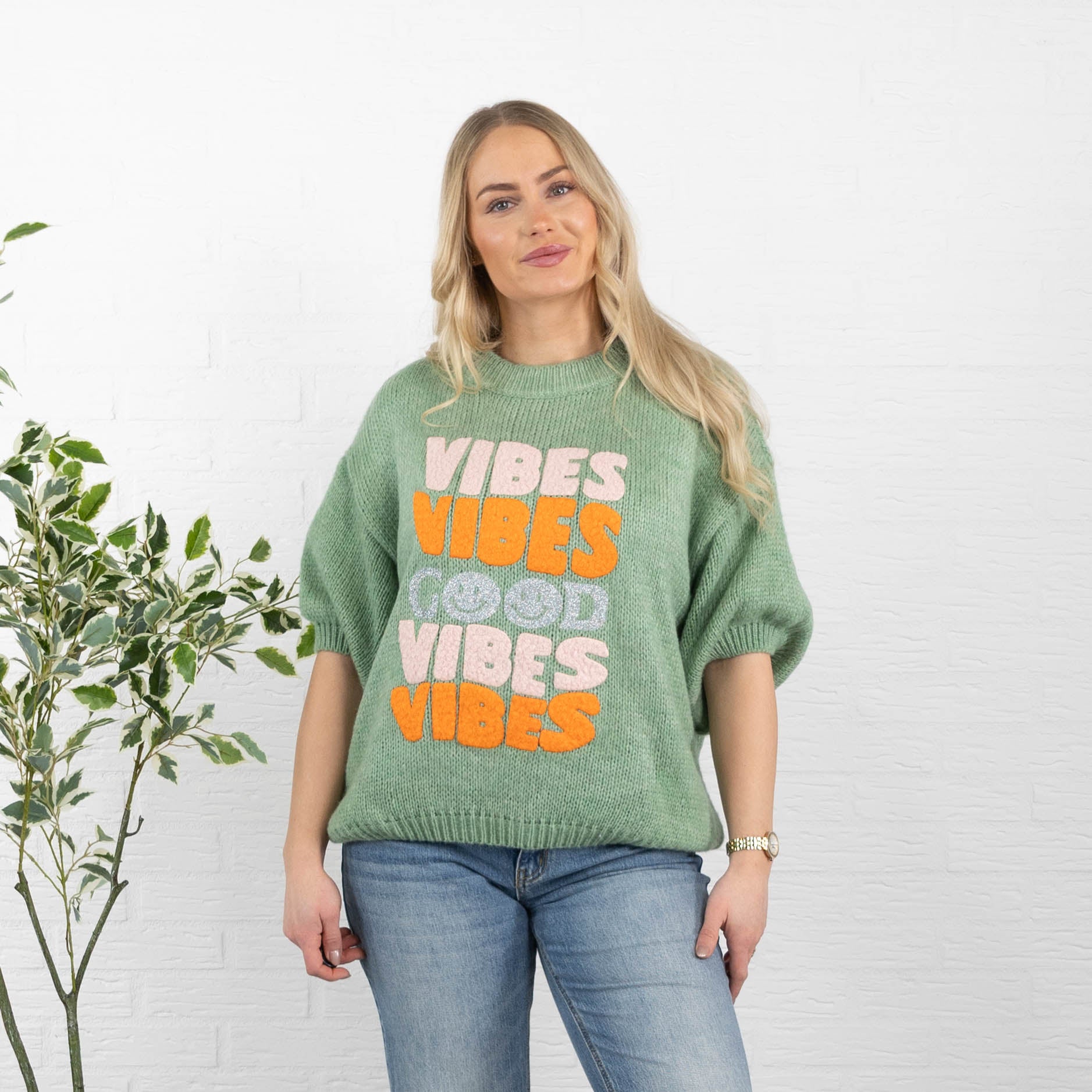 Good Vibes strik, Khaki