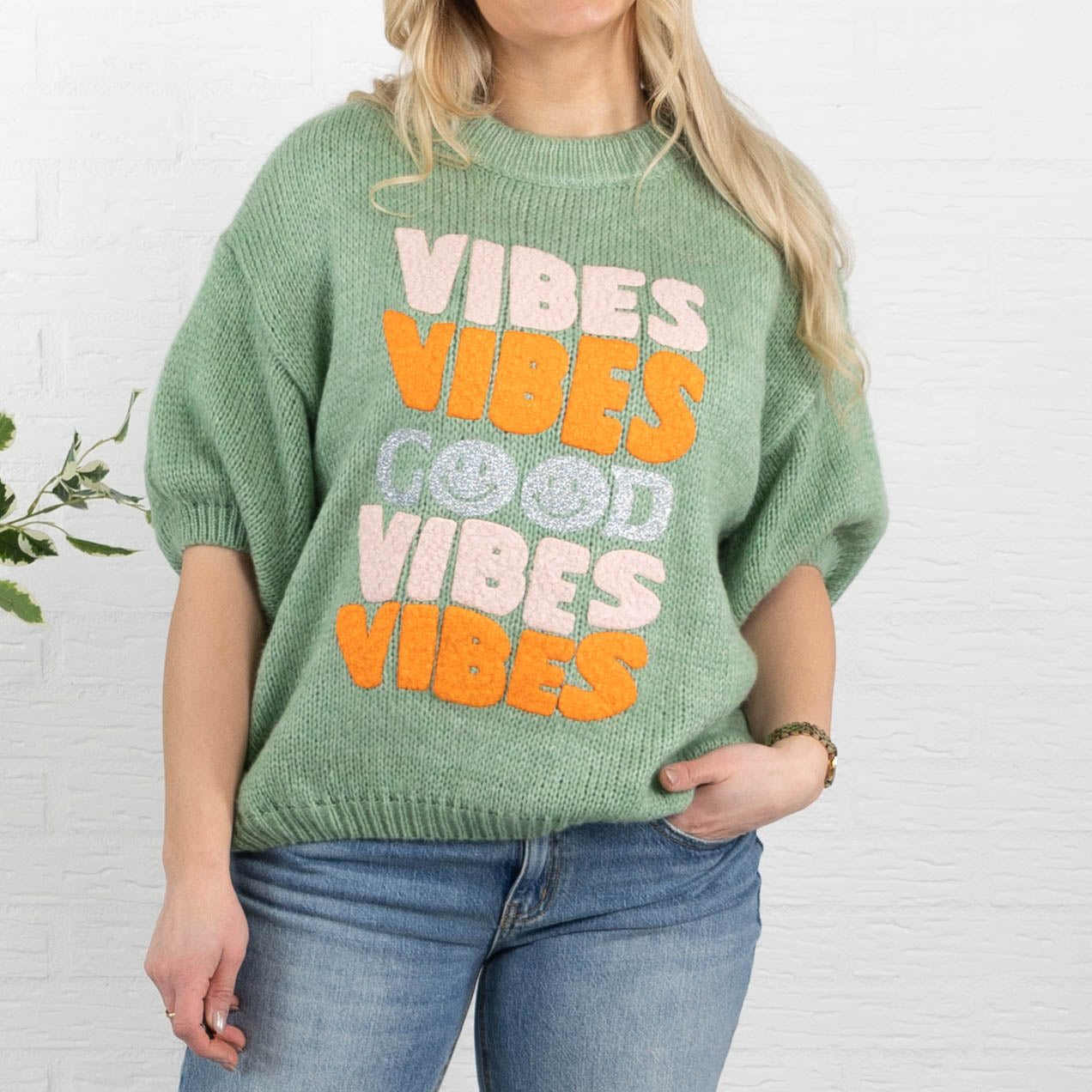 Good Vibes strik, Khaki