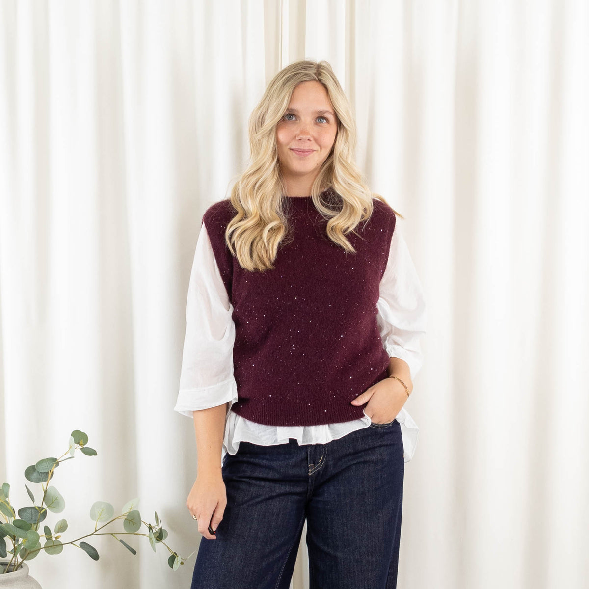 Marie pullover, Purple